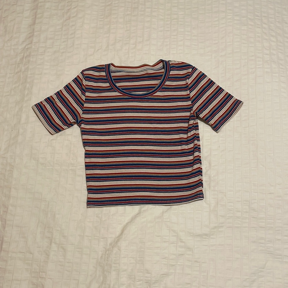 stripped tee